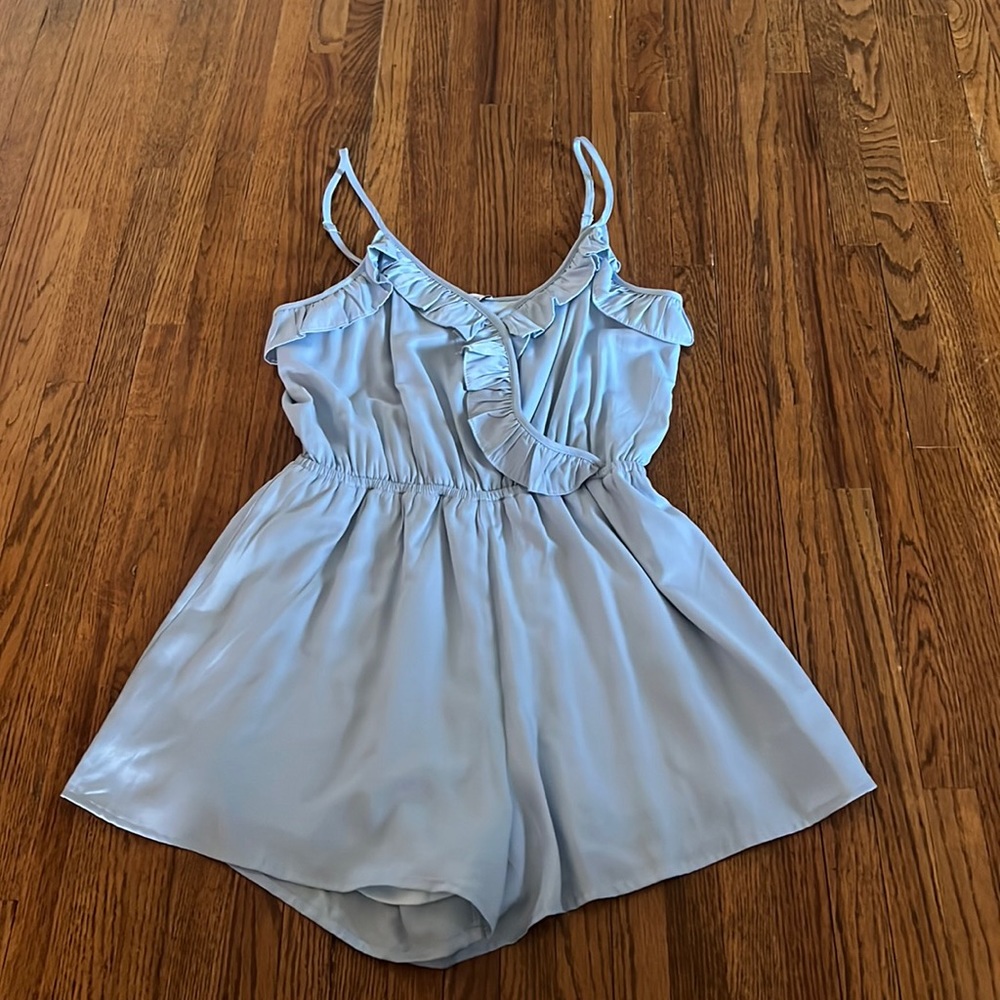 Small light blue romper